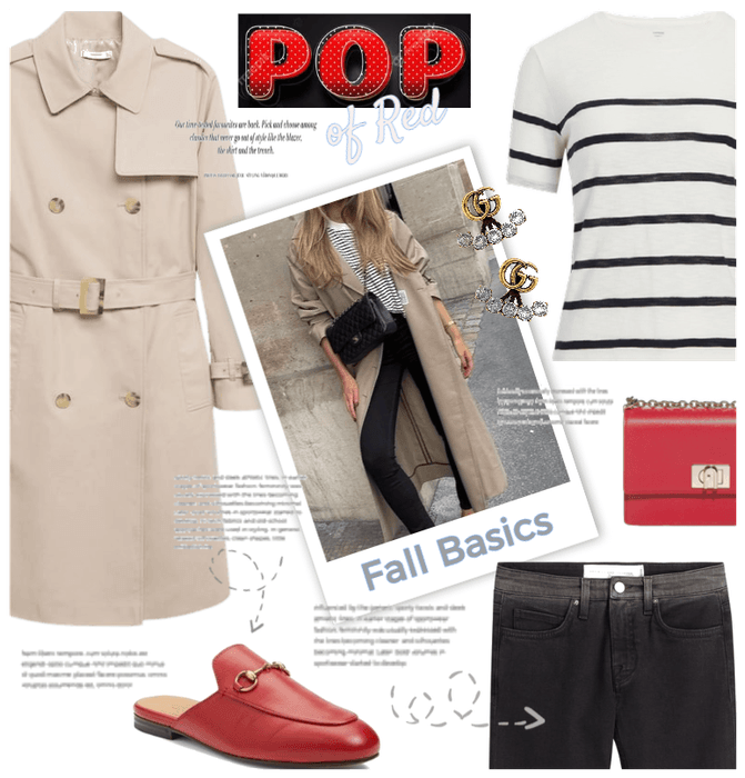 Summer to Fall: Pop of Red