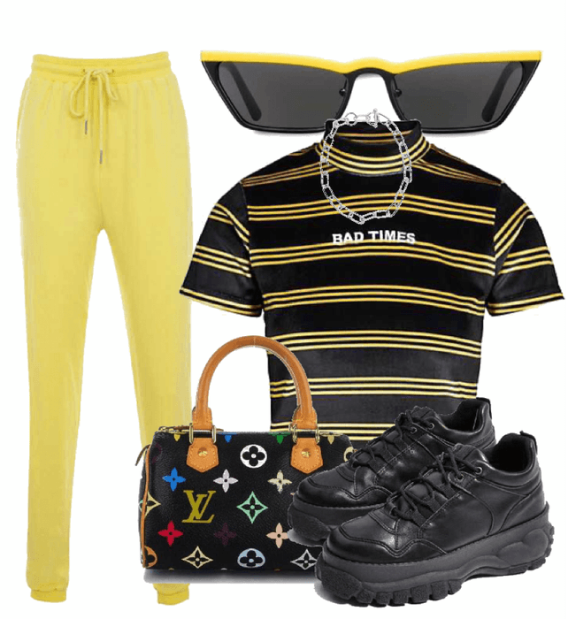 black and yellow