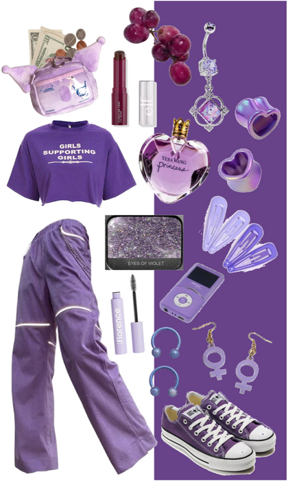 purple monochrome
