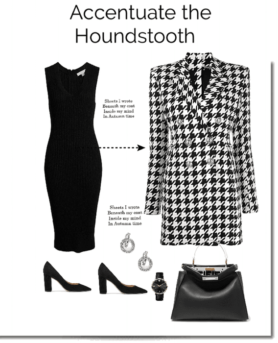 Accentuate the Houndstooth