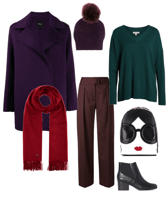 Everyday outfit for deep winter