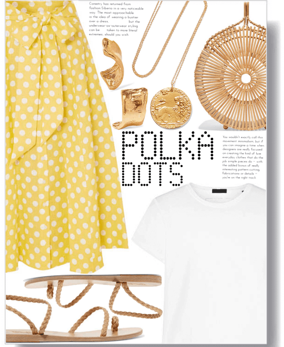 polka dots in spring 💛