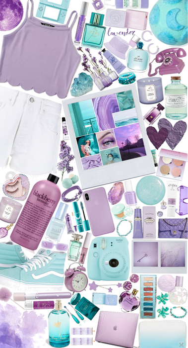 Lavender and Teal