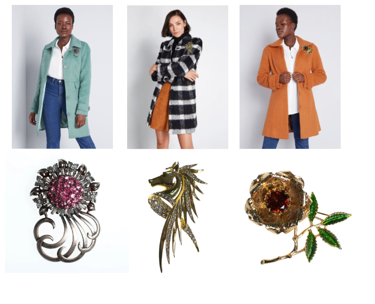 How to wear a brooch on mid length fall coats