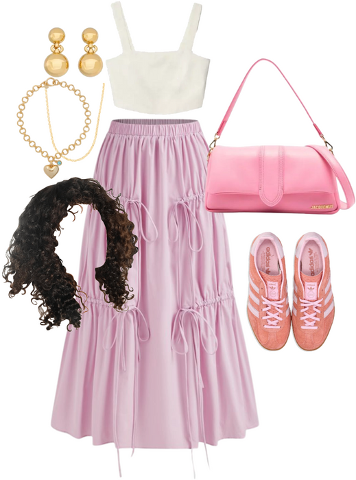 pink girlie outfit