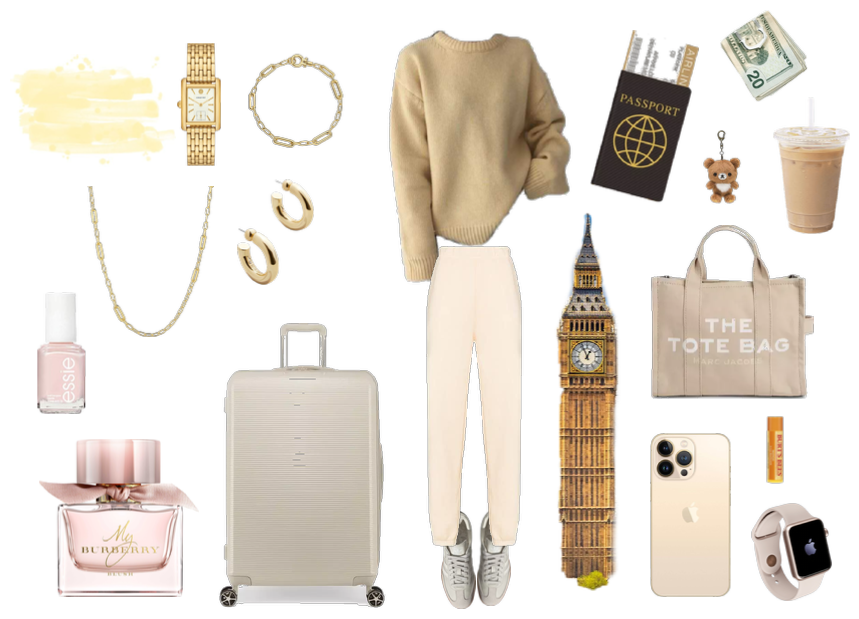 Trip to london, airport outfit
