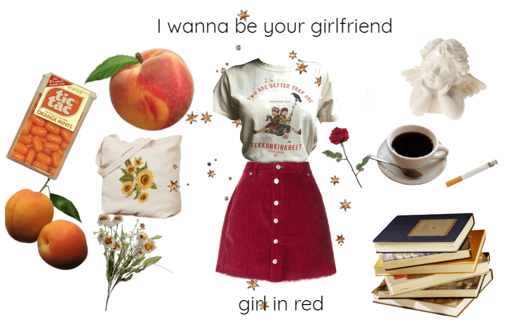 i wanna be your girlfriend girl in red