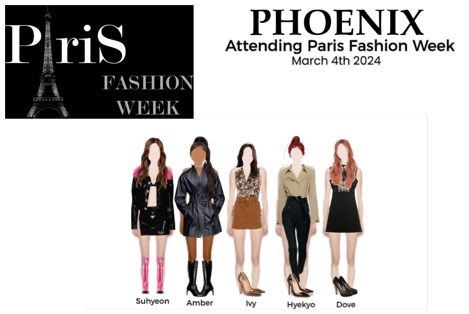 PHOENIX (피닉스) Attending Paris Fashion Week