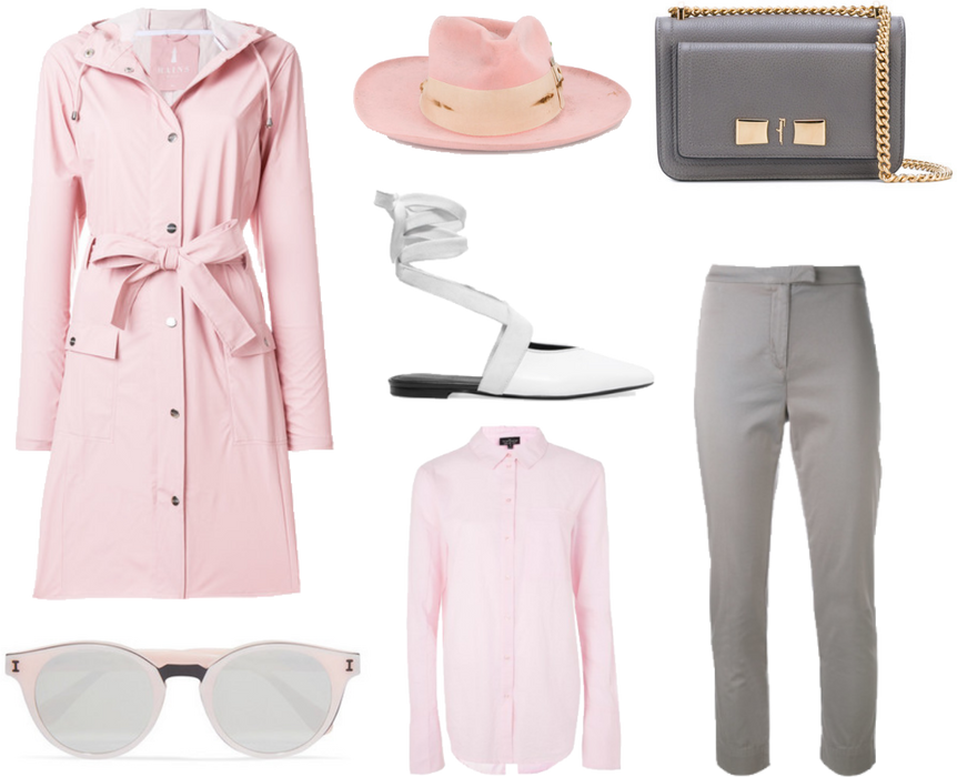 gray + pink trend