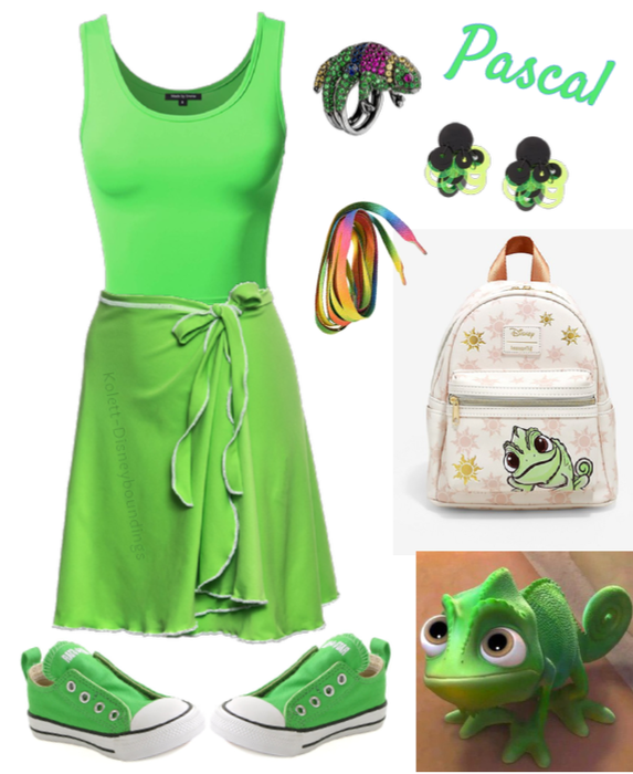 Loungefly Disney Tangled Pascal Sun Chameleon Mini Backpack Bag Rapunzel  NWT