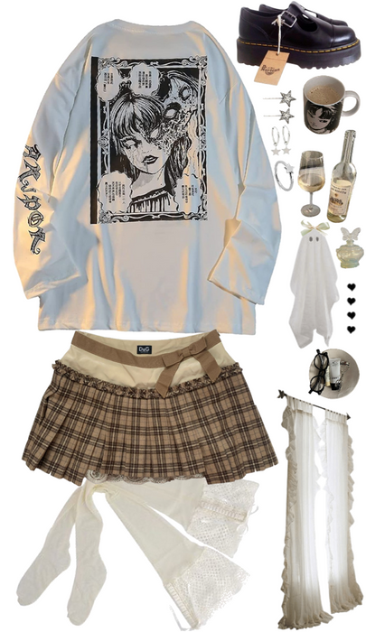 skirt and shirt