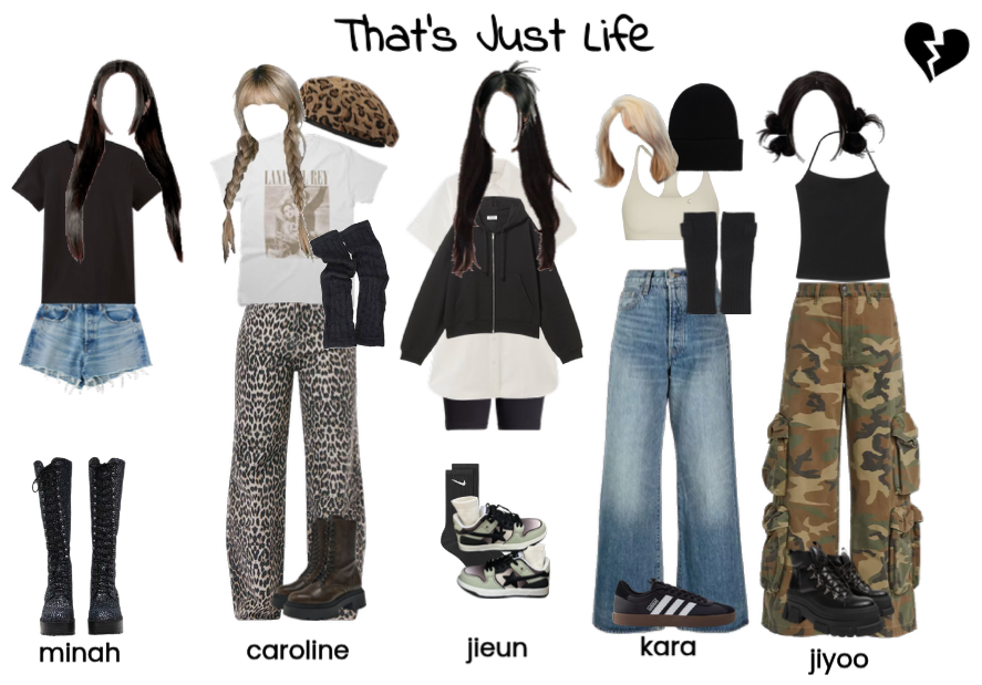 That's Just Life mv outfits | eternal