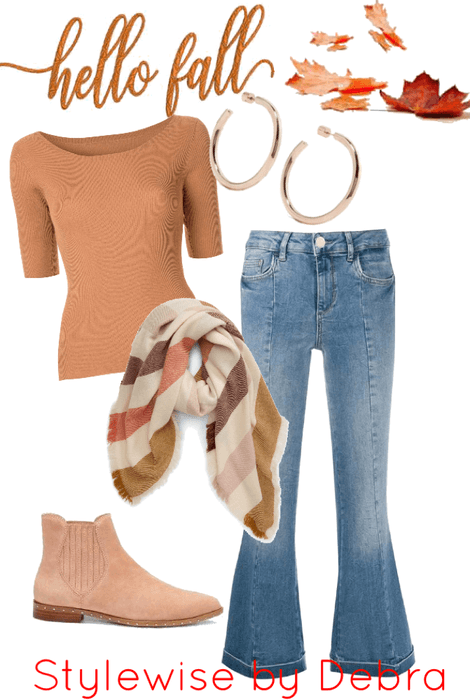 Casual Fall: Flared Jeans
