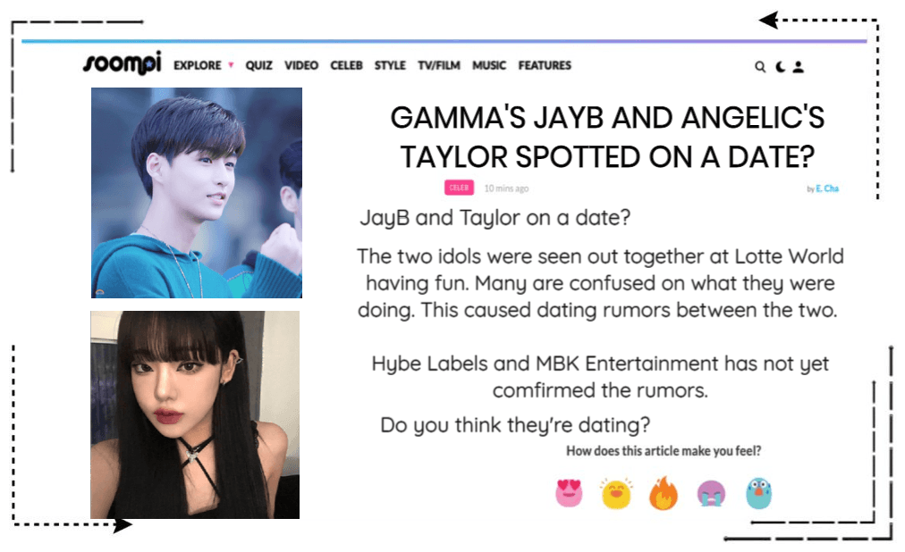 Soompi Article About Taylor & JayB