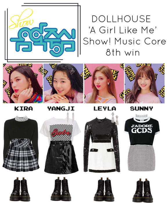 {DOLLHOUSE} Show! Music Core ‘A Girl Like Me’ 8th Win
