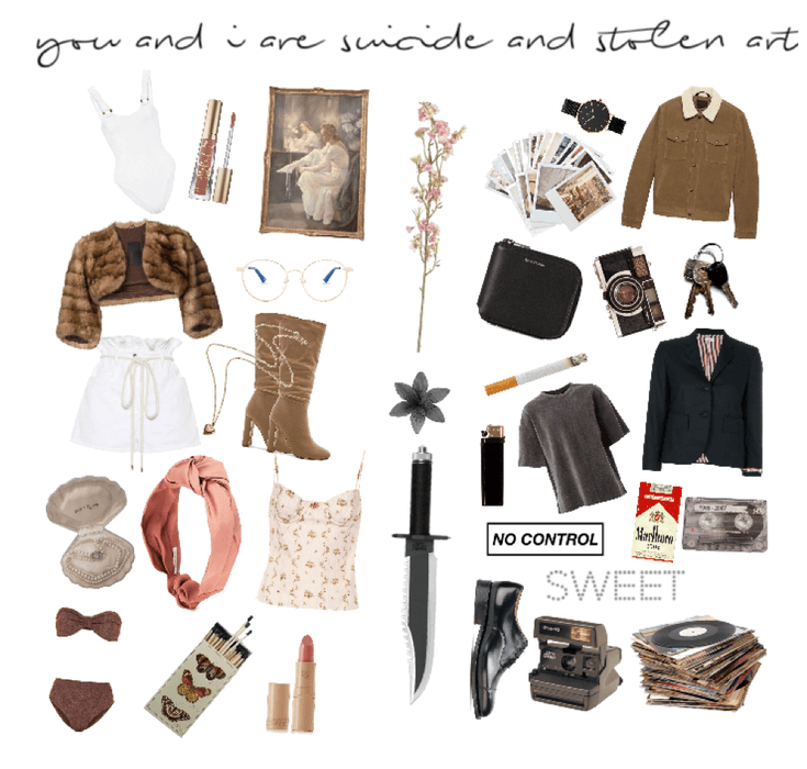 Bonnie & Clyde Inspired Moodboard