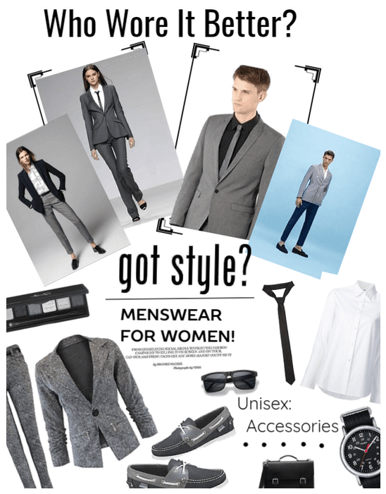 Newyrs Style resolution:Menswear 4 Women!!