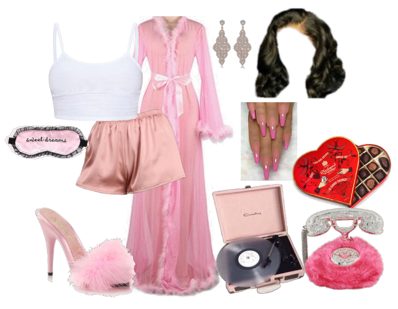 Romantic Pink Sleepwear