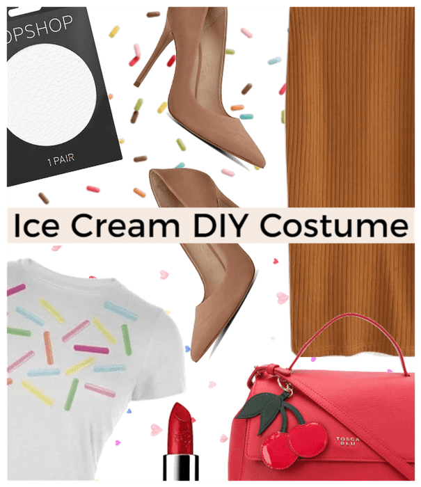 Easy ice Cream DIY Costume