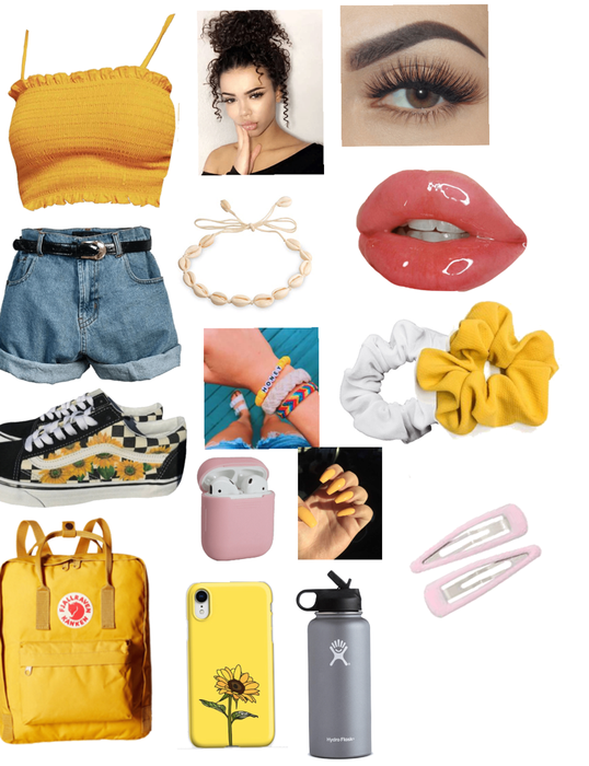 ultimate yellow vsco girl pack