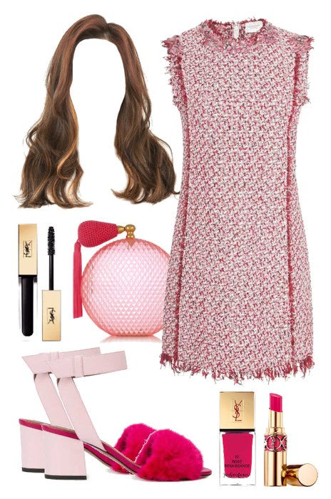 Pink Preppy Blaire Waldorf Style