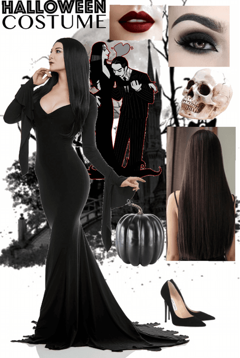 Halloween Costume: Morticia