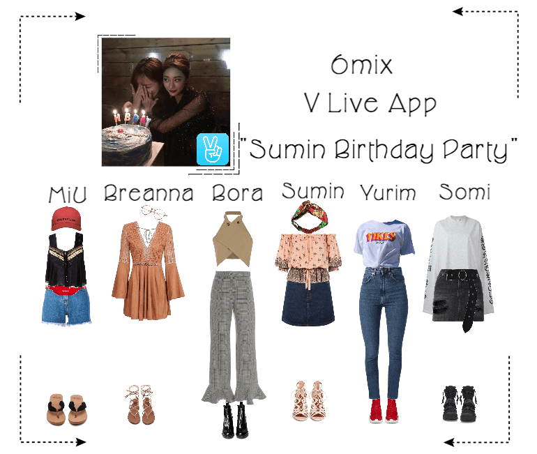 《6mix》V Live App: Sumin Birthday Party