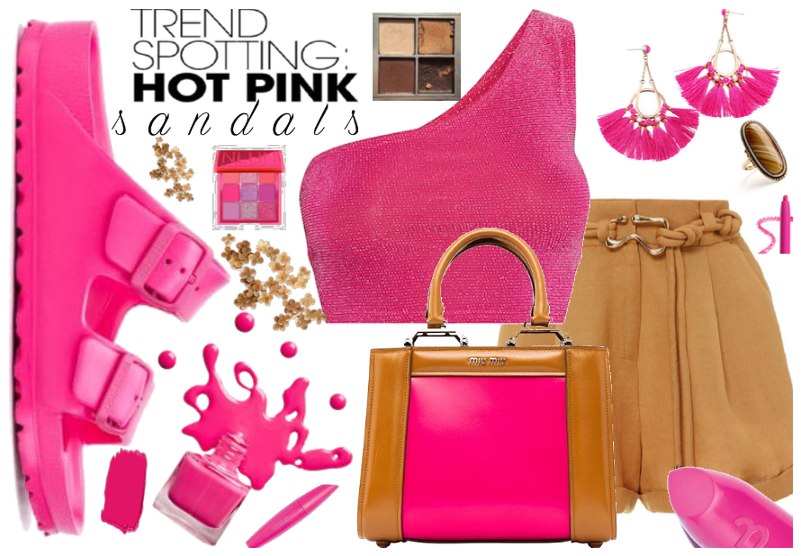Trending Hot Pink sandals