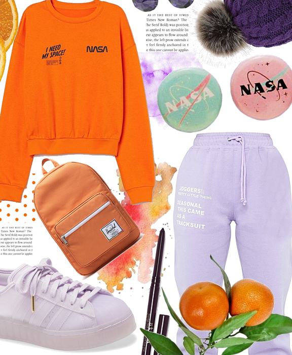 orange 🍊 and purple