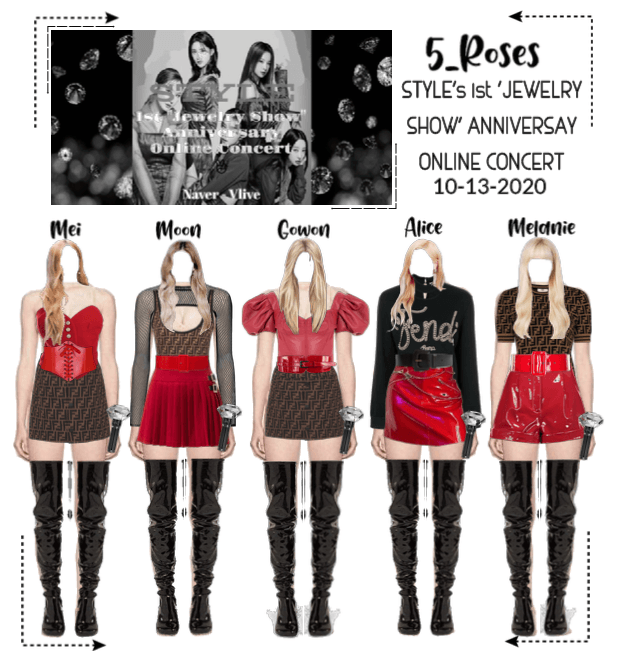 5roses attending @Style-official '1st Anniversary'