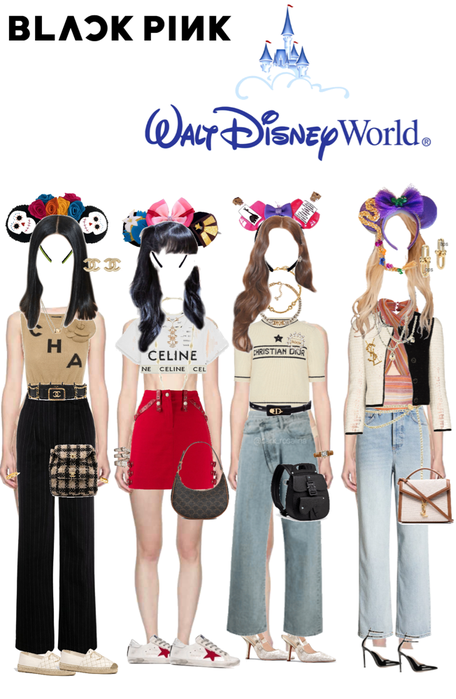 BLACKPINK in DISNEY WORLD Outfit