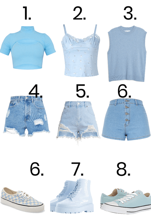 Pick Your Outfit: Blue