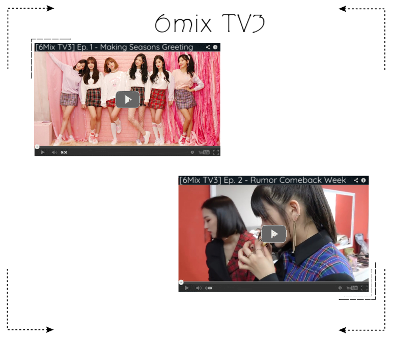 《6mix》6Mix TV3: Episode 1  & 2