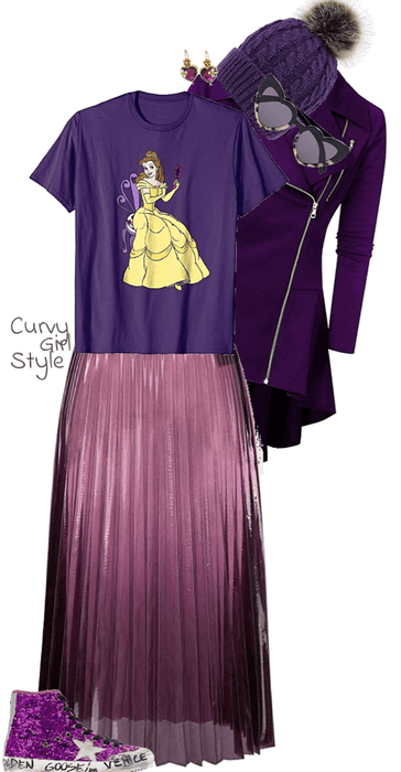 Warmly Purple (Curvy Girl Style)