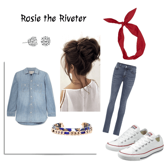 Rosie Riveter Halloween DIY