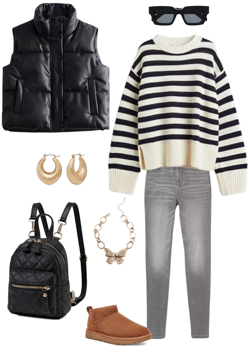 Trendy classic outfit