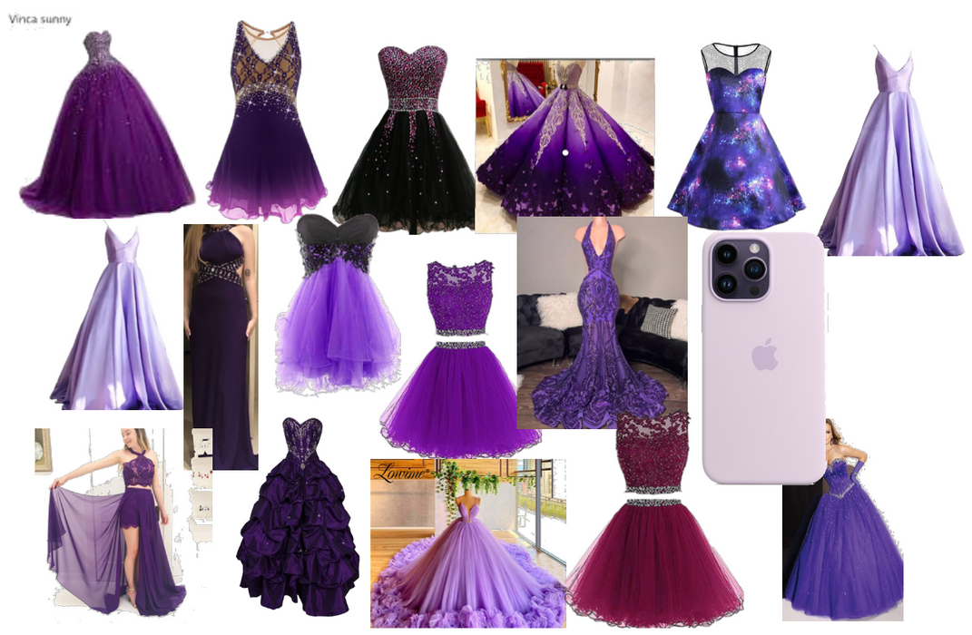 Prom Purple Dresses