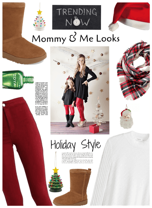Trending now: Mommy & Me looks. Holiday Style