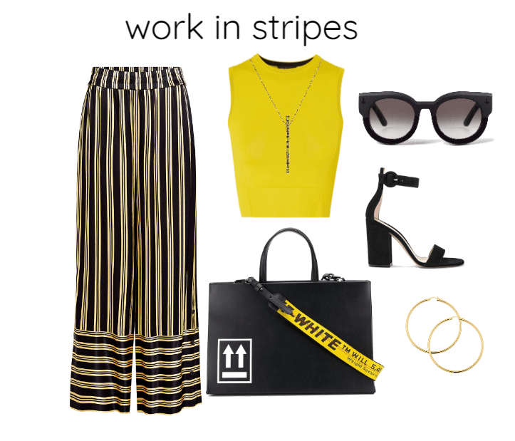 work in stripes