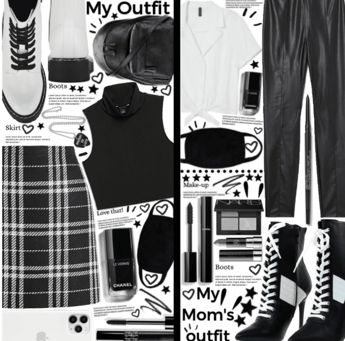 My outfit| my mom's outfit