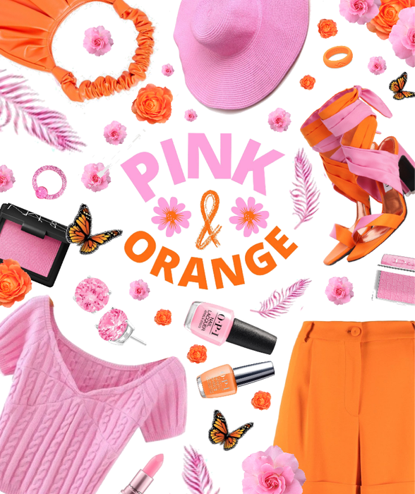 pink & orange