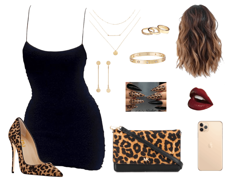 Leopard and gold