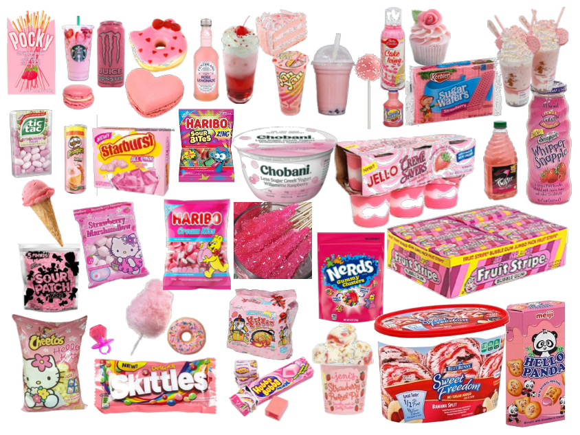 pink food!! :)