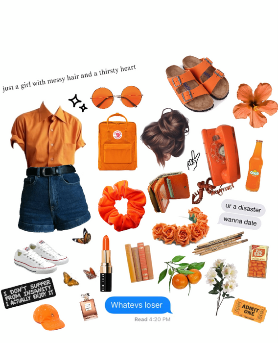 The Color “🧡” as a Person