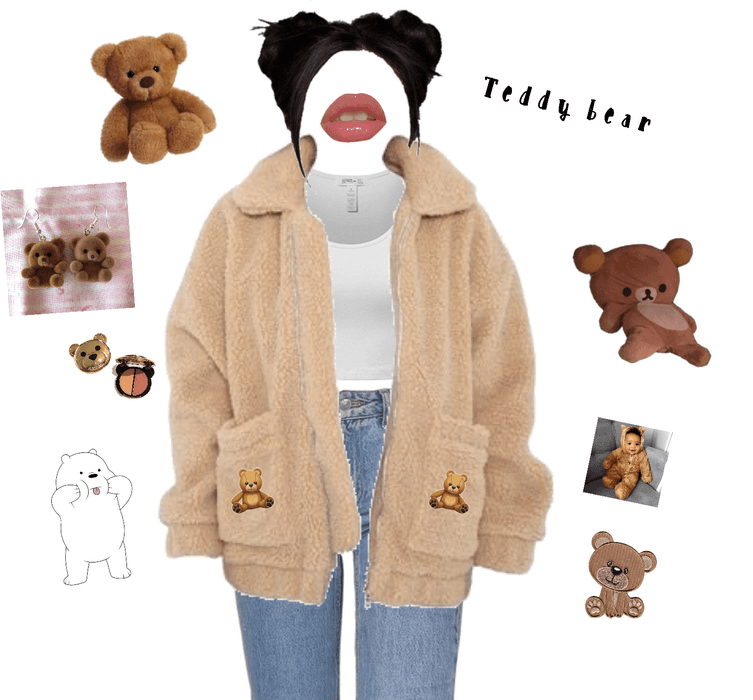 Teddy Bear outfit 🧸💕✨🤎