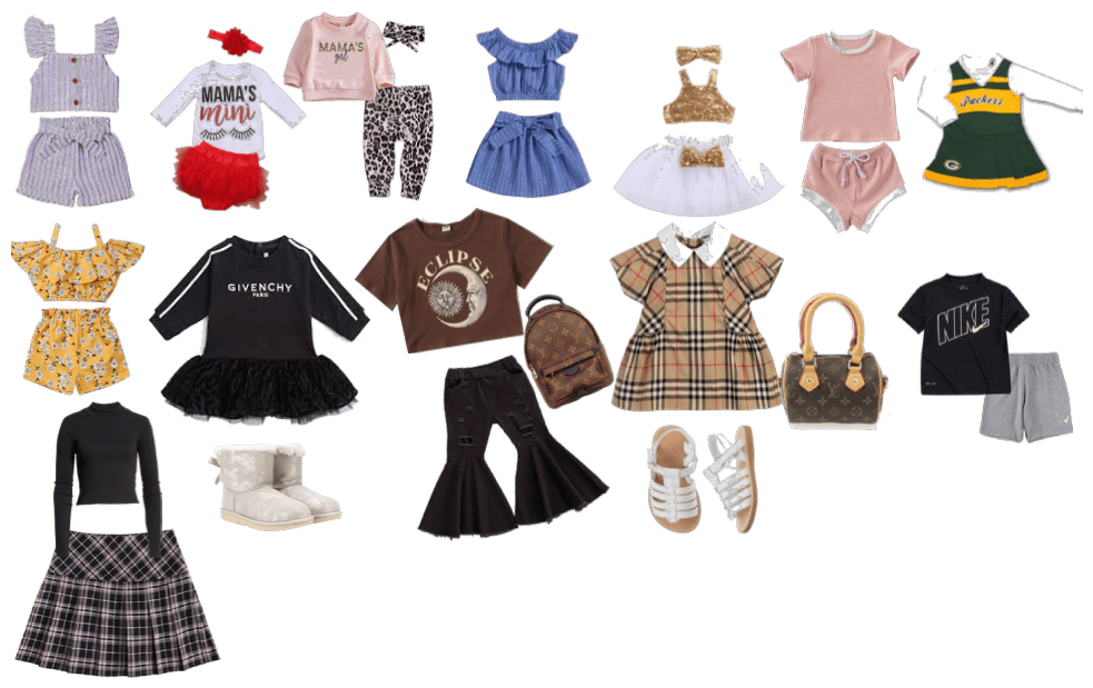 baby outfits i spent an min to do this