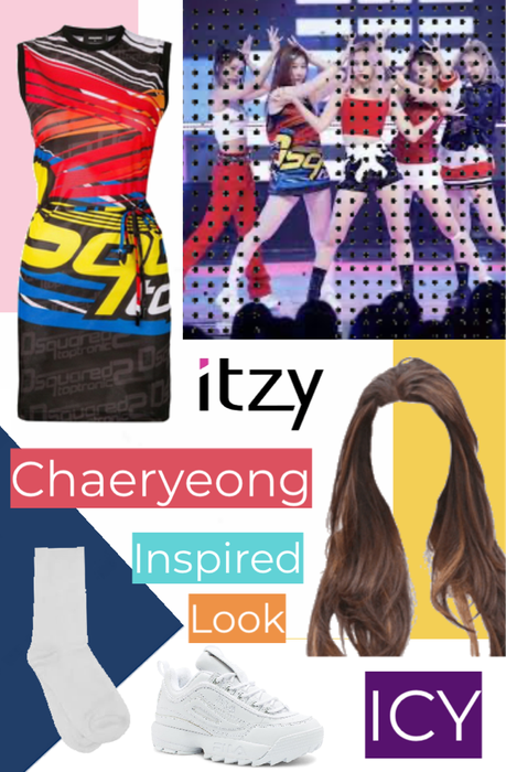 ITZY ICY Chaeryeong inspired outfit