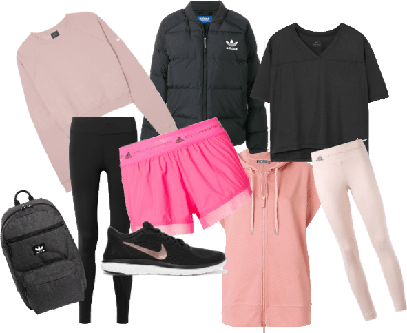 Black and Bold Sports Outfit
