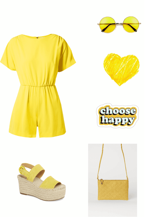 monochromatic yellow