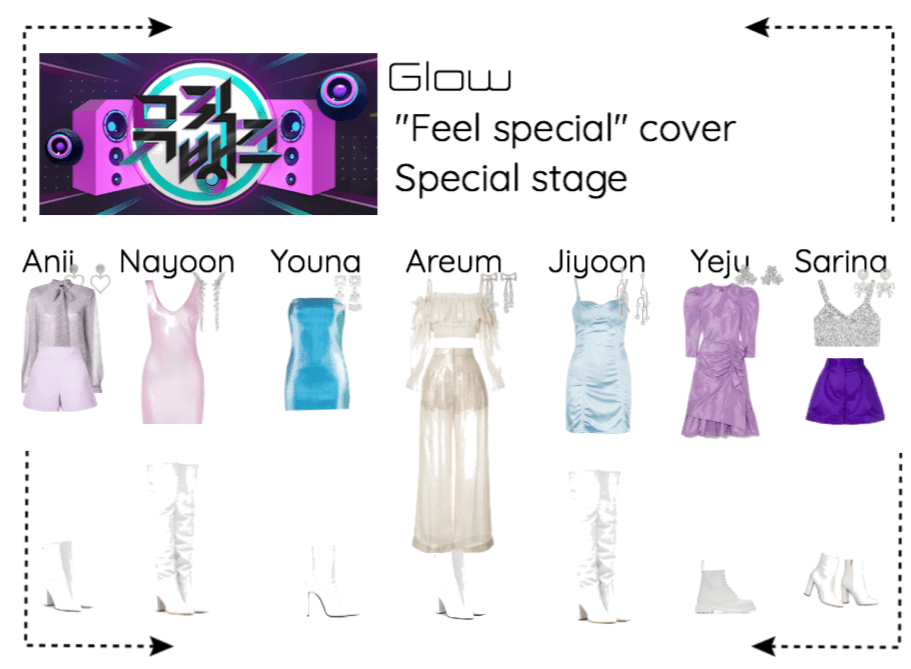 Glow music bank "Feel special" cover special stage